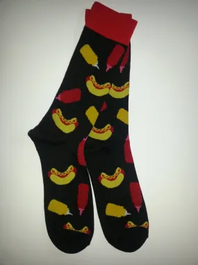 Hot Dog & Condiments Crew Socks