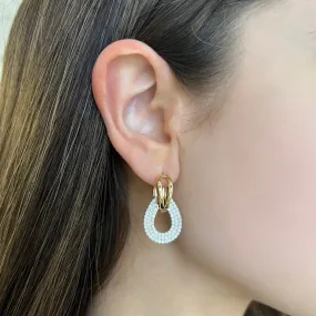 14K GOLD DIAMOND CALLIE EARRINGS