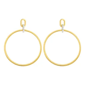 14K GOLD DIAMOND CARMEN EARRINGS