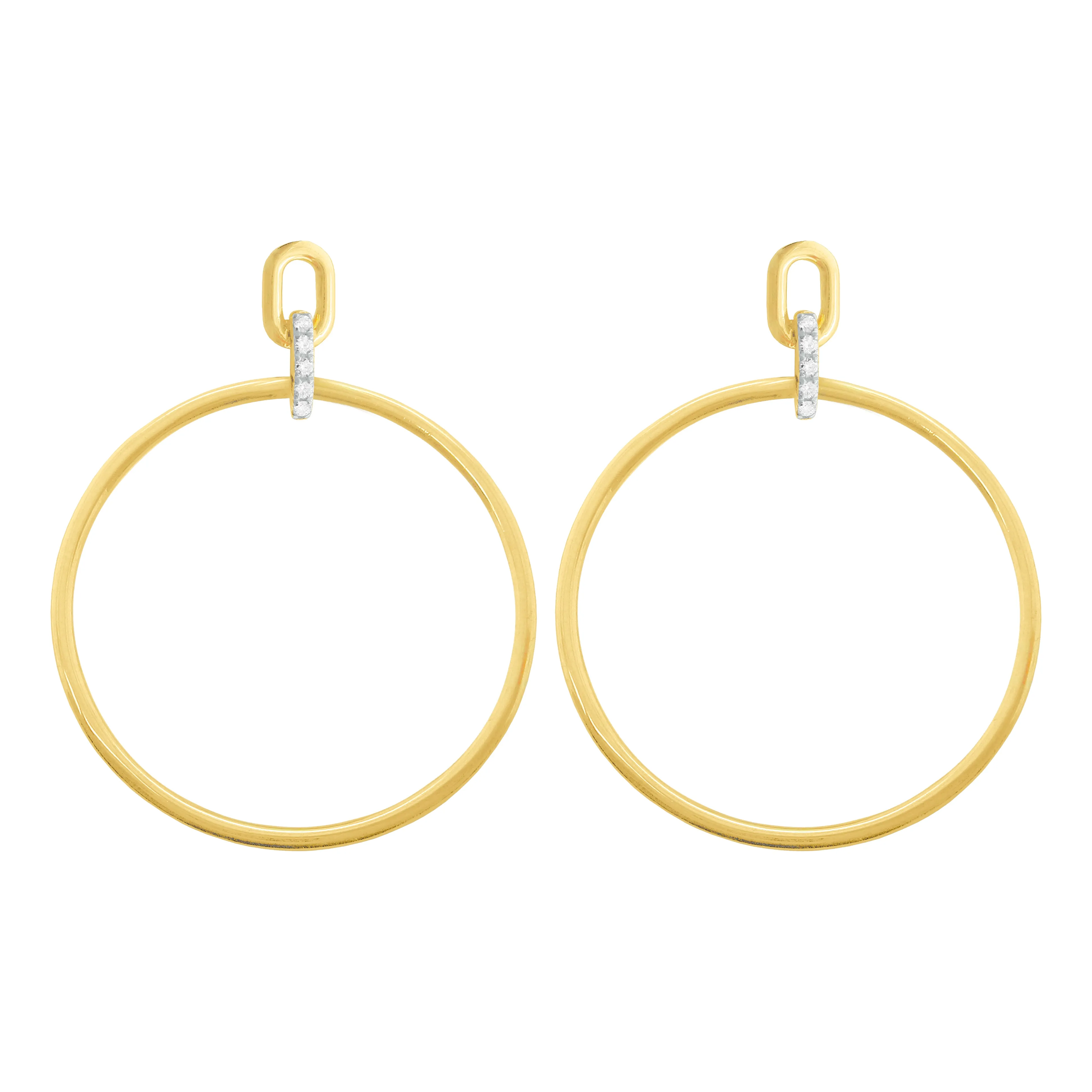 14K GOLD DIAMOND CARMEN EARRINGS