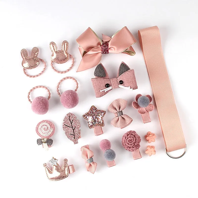 18 Pcs hair clip set Hair Accessories