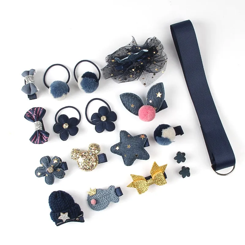 18 Pcs hair clip set Hair Accessories