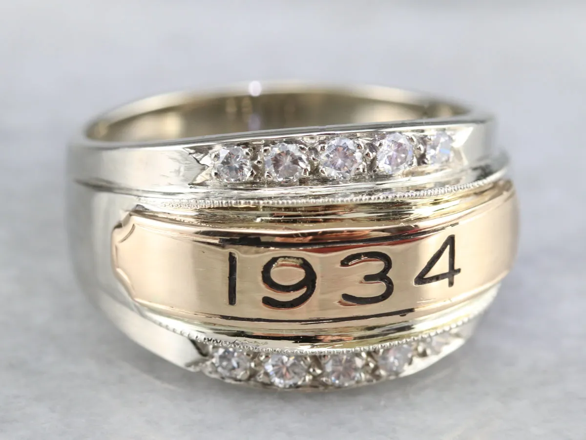 1934 Diamond Statement Ring