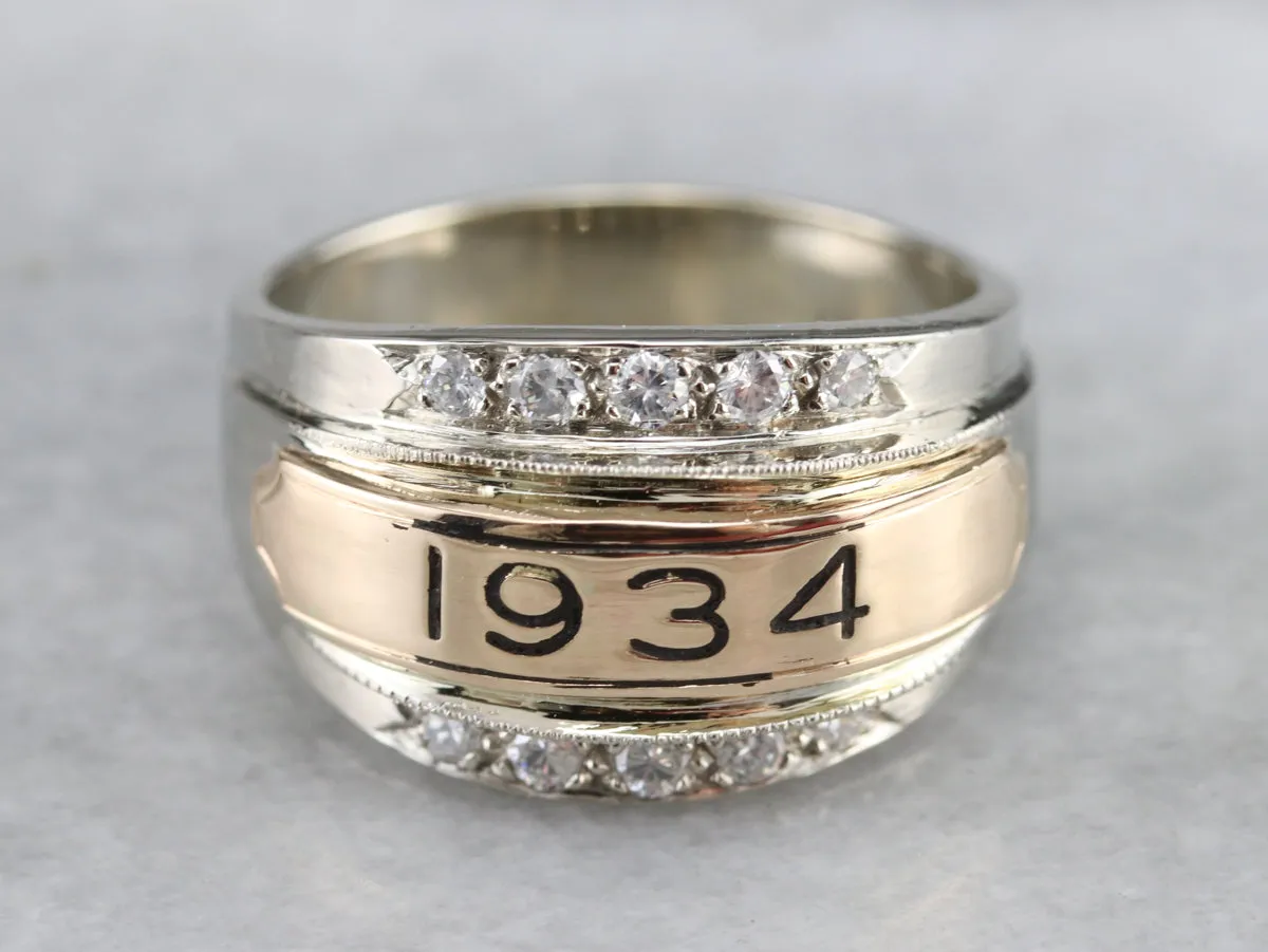 1934 Diamond Statement Ring