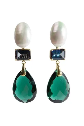 3-Drop Earrings