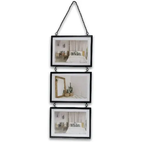 3-Step Metal Wall Photo Frame