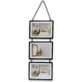 3-Step Metal Wall Photo Frame