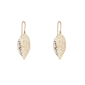 9kt Gold Leaf Earrings