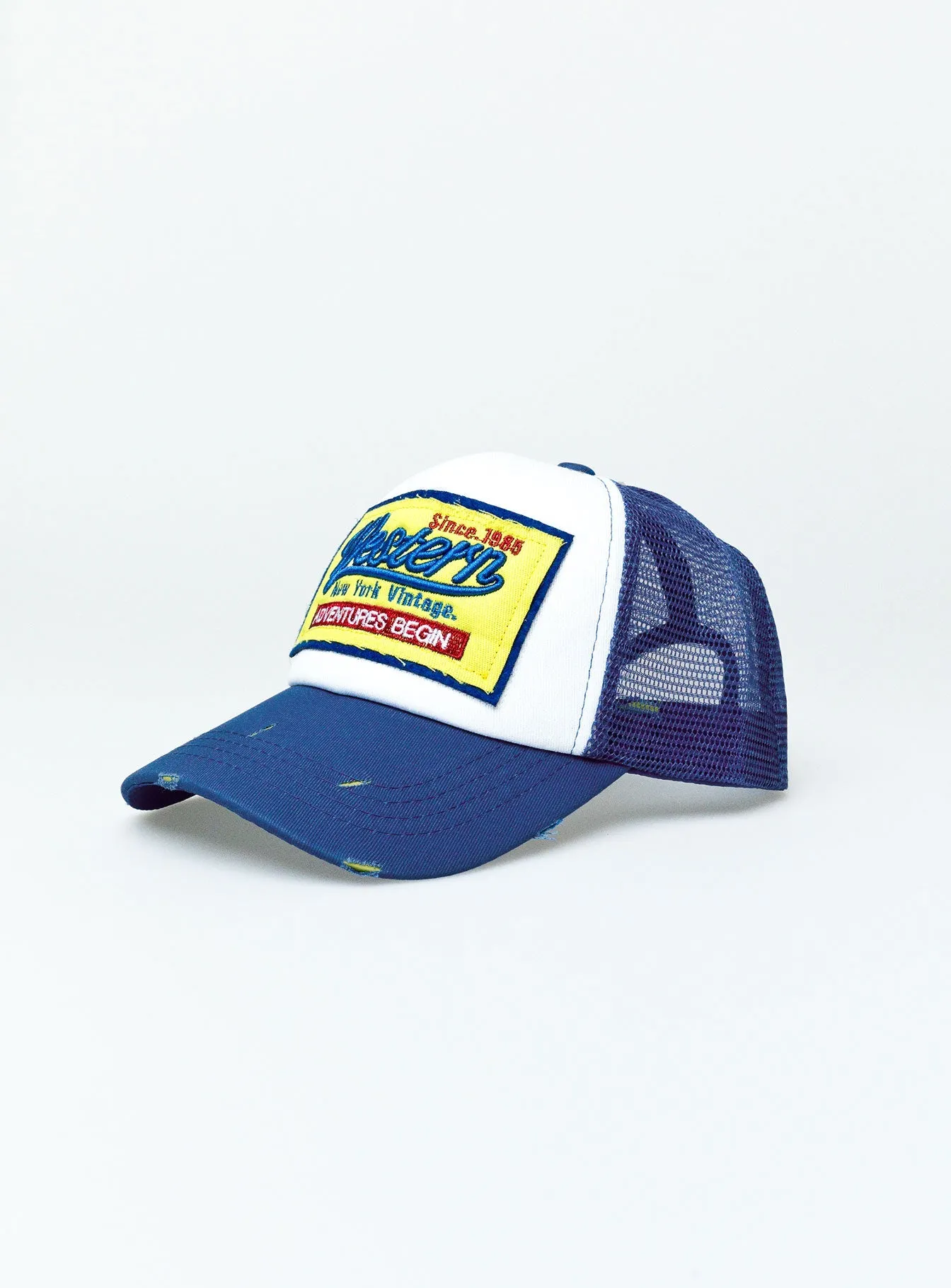 Adventures Trucker Hat Blue