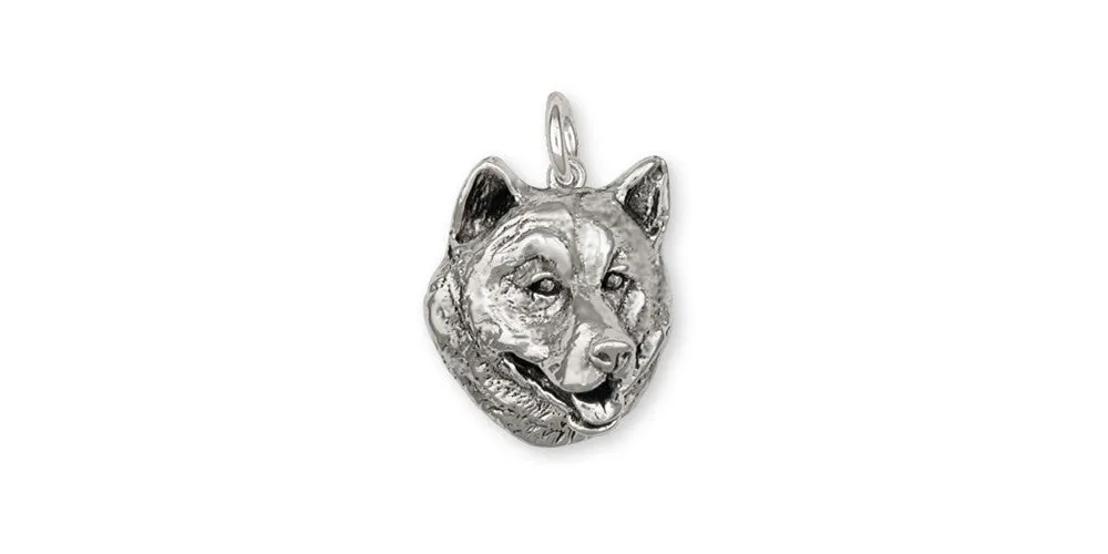 Alaskan Malamute Charm Jewelry Sterling Silver Handmade Dog Charm MAL1-C