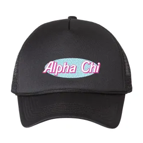 Alpha Chi Omega Dream House Trucker Hat