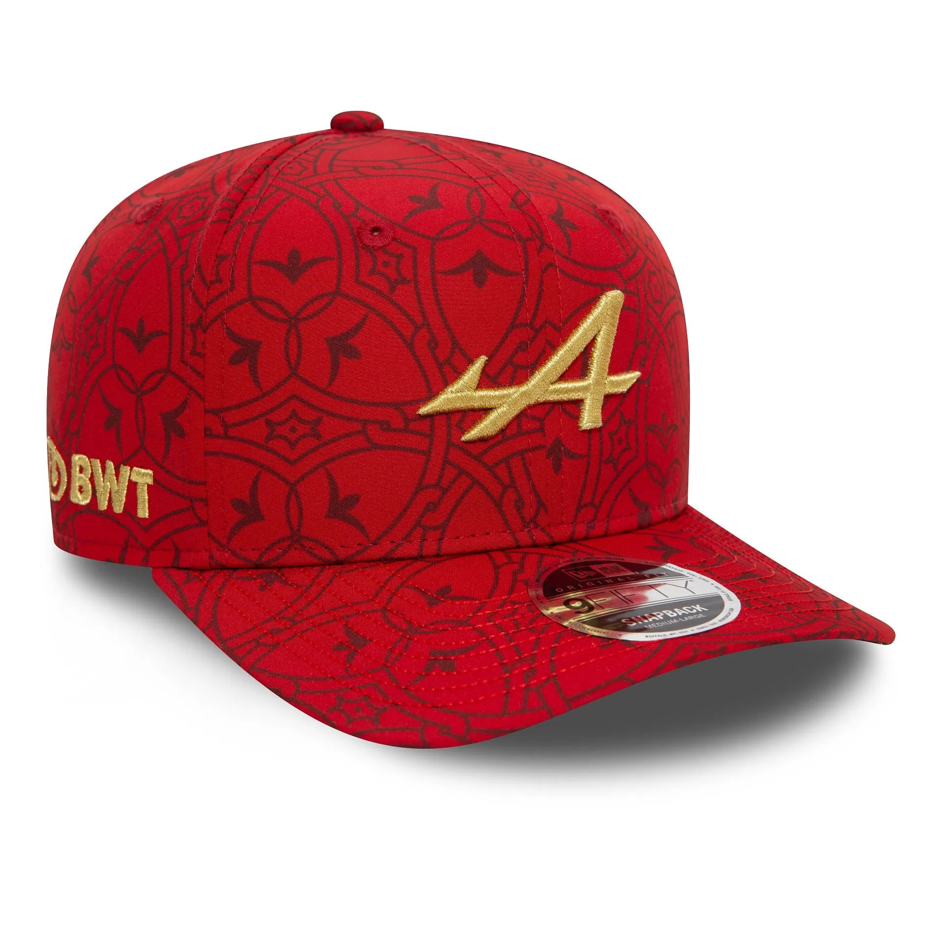 Alpine Racing China Team Red 9FIFTY Original Fit Snapback Cap