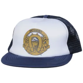 Anti-Hero Dumping Luck Trucker Men's Hat - White/Blue