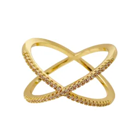 Ava Gold Statement Ring