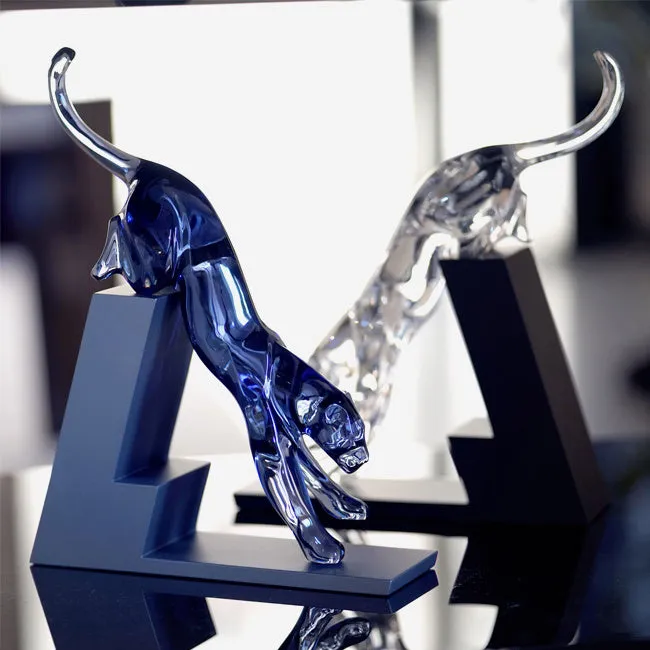 Baccarat | Panther The Leap - Blue