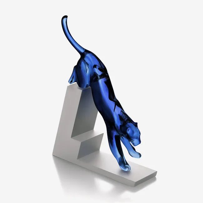 Baccarat | Panther The Leap - Blue