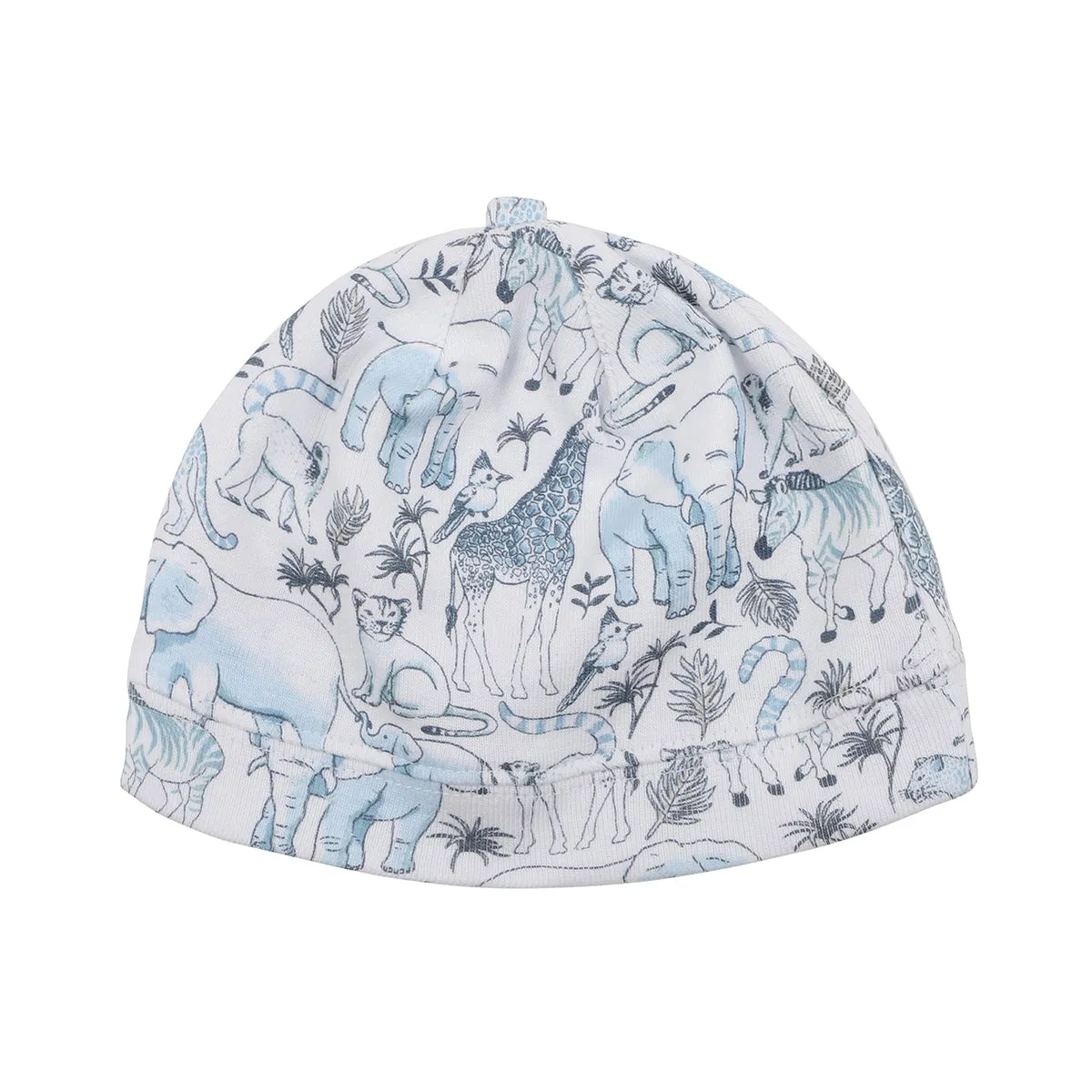 Bebe Levi Print Beanie (Size NB-9M)