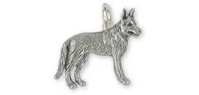 Belgian Malinois Jewelry Sterling Silver Handmade Belgian Malinois Charm  BMA1-C