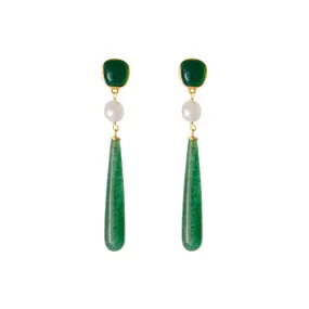 Bianc Artisan Earrings Green