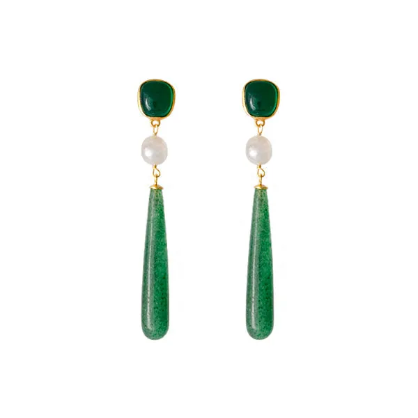 Bianc Artisan Earrings Green