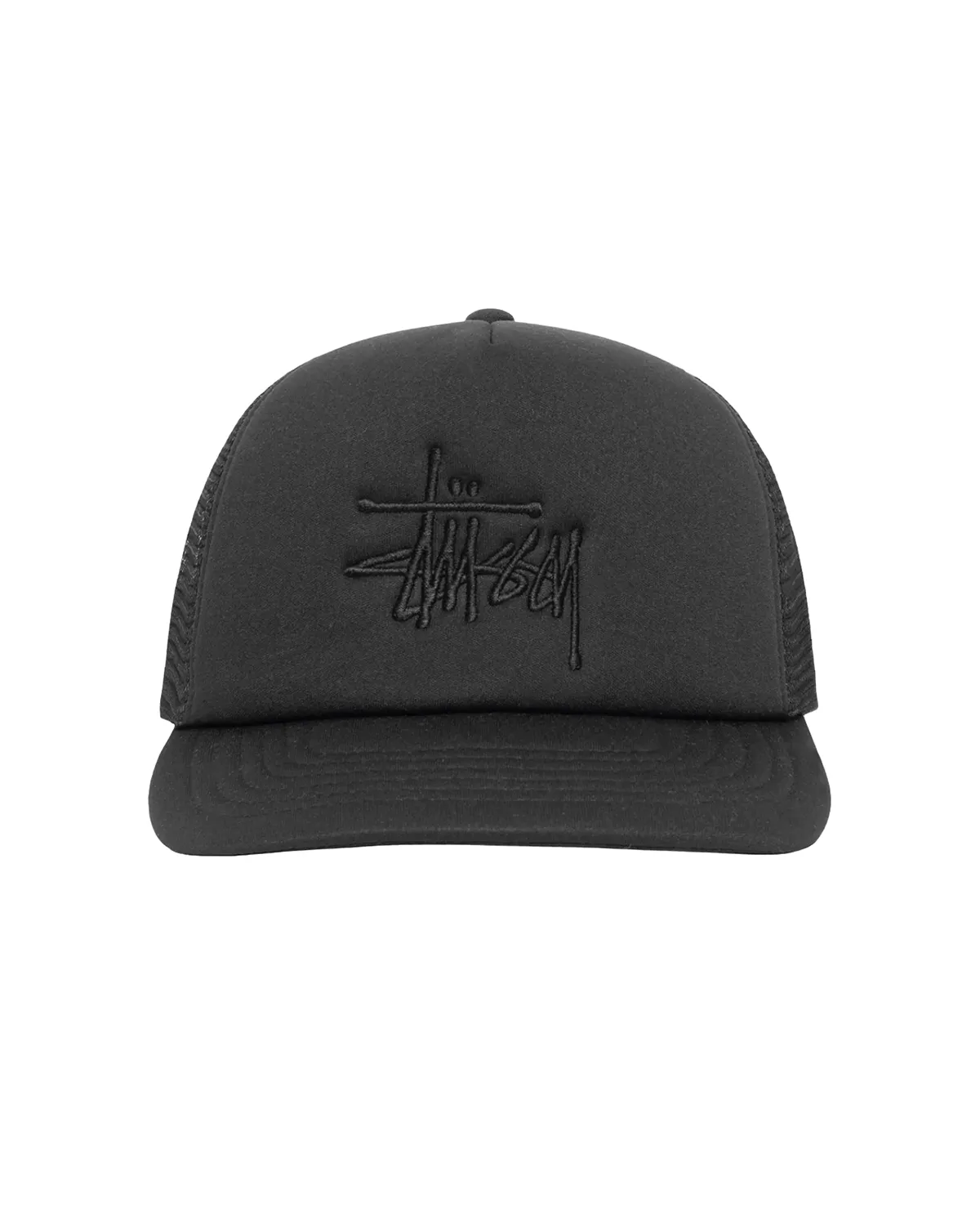 Big Basic Trucker Cap Shadow Black