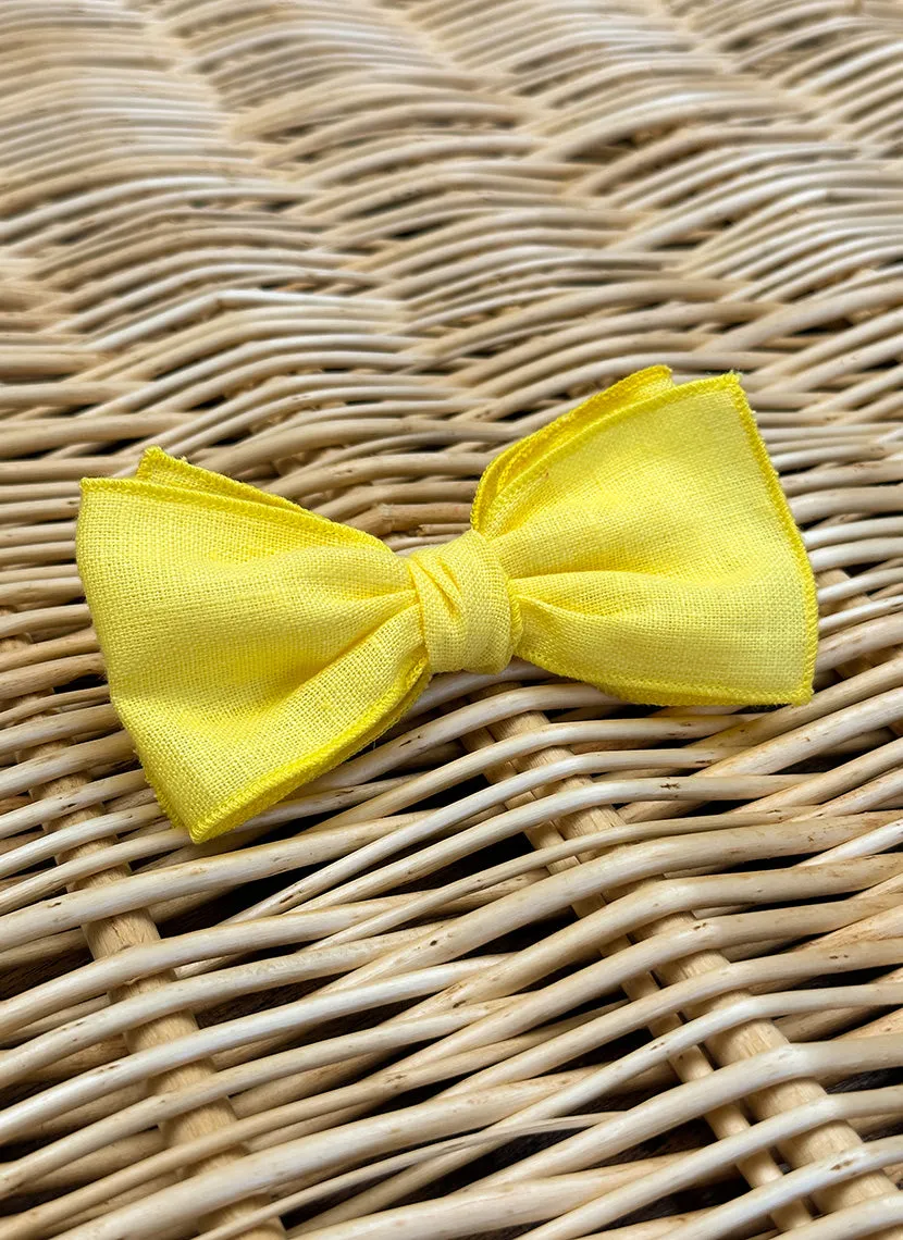 Big Bow Linen Clip