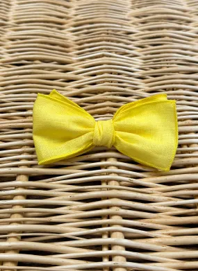 Big Bow Linen Clip