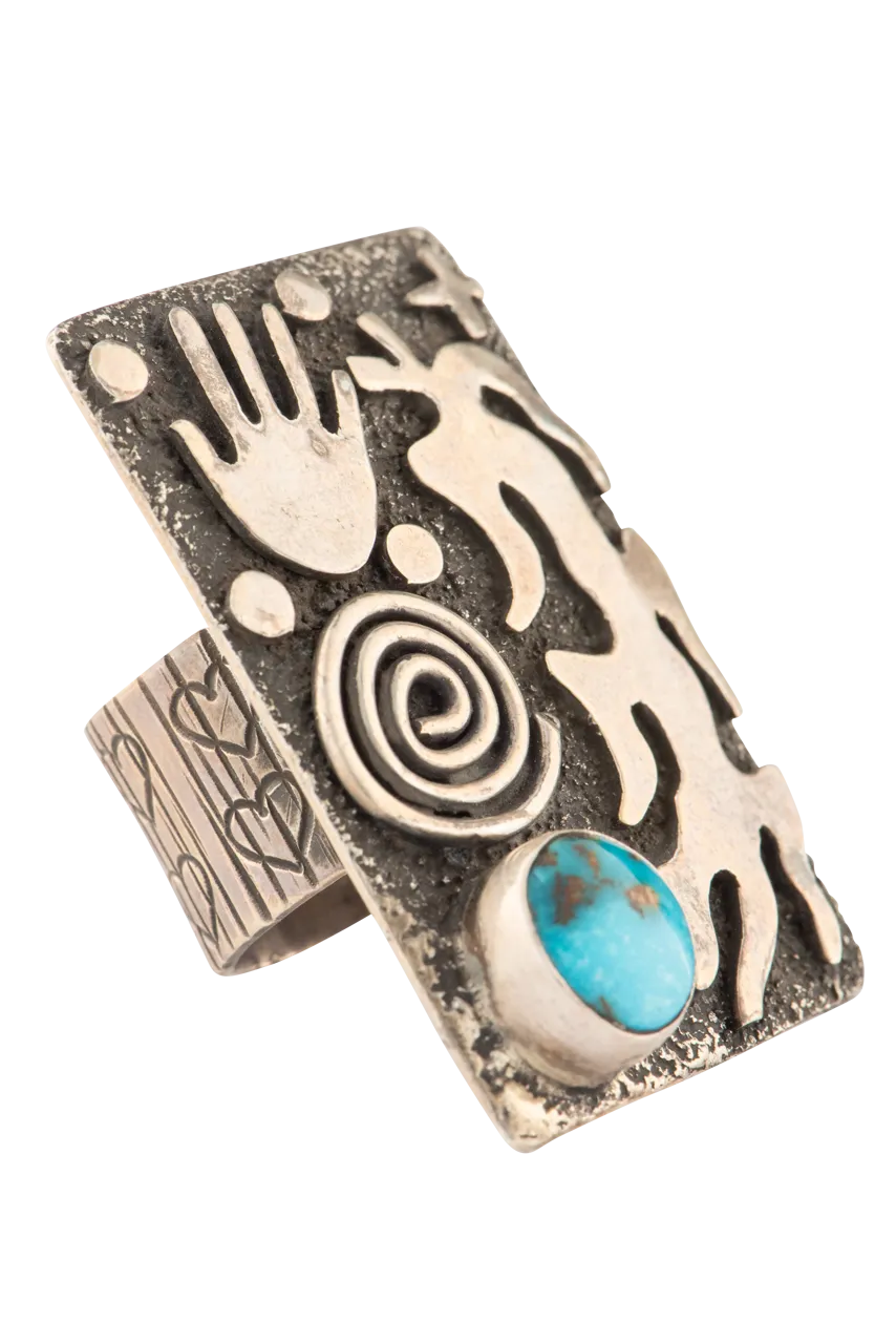 Bisbee Turquoise Statement Ring