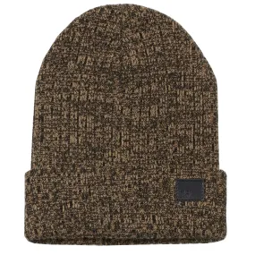 Black & Brown Melange Beanie