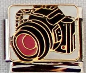 Black camera 9mm Charm