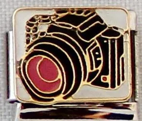 Black camera 9mm Charm