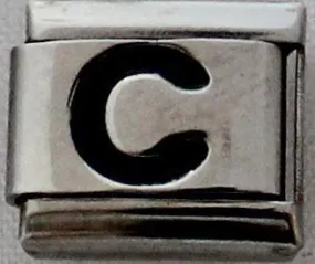 Black Letter C 9mm Charm