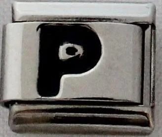 Black Letter P 9mm Charm