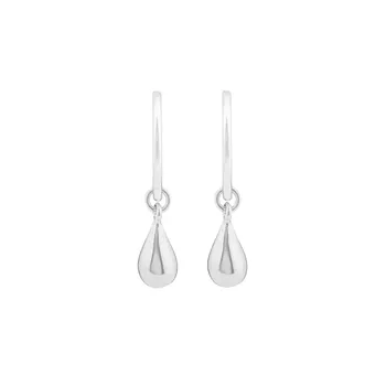 Boh Runga - Droplet Sleepers Earrings Silver