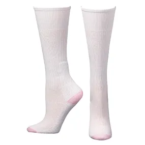 Boot Doctor Women's White Over The Calf Boot Socks- 3 Pair