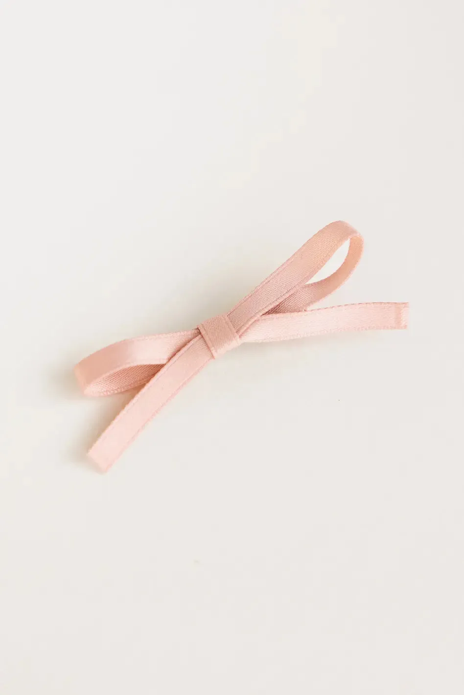 Bow Hair Clip Set in Pink - FINAL SALE