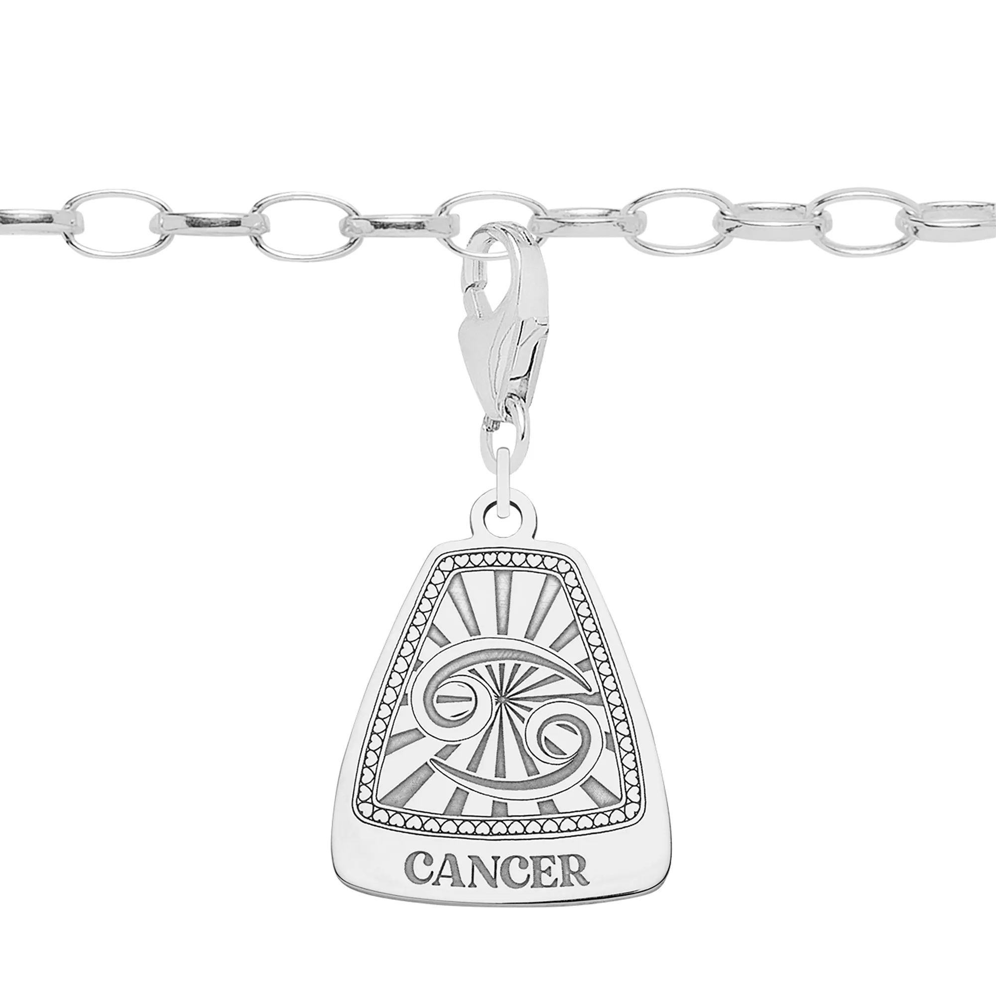 Cancer Starter Charm Bracelet