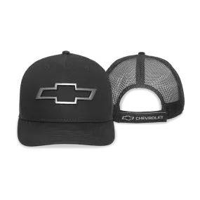 Chevrolet Black Mesh Back Iridescent Bowtie Cap