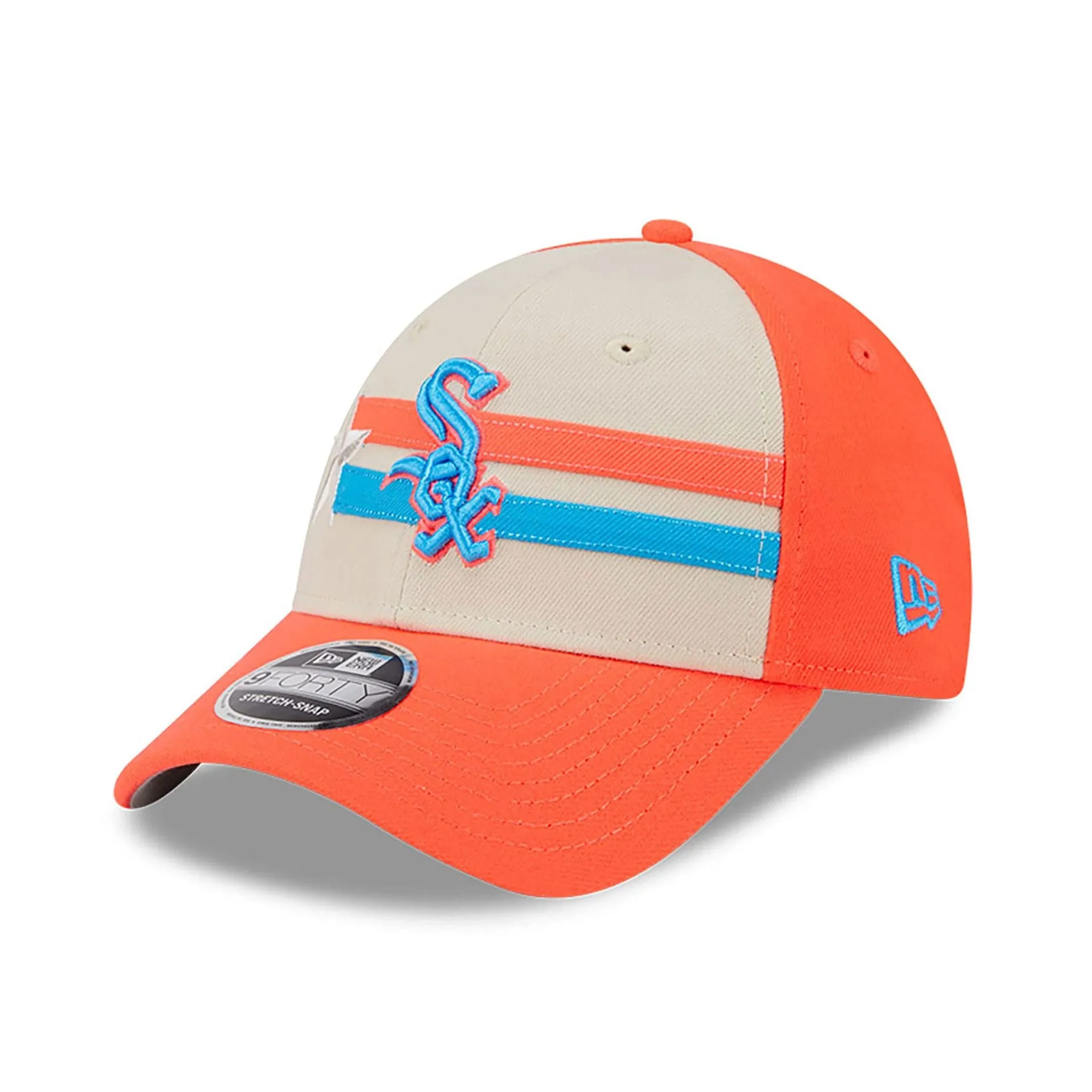 Chicago White Sox MLB All Star Game 2024 Orange 9FORTY Stretch Snap Cap