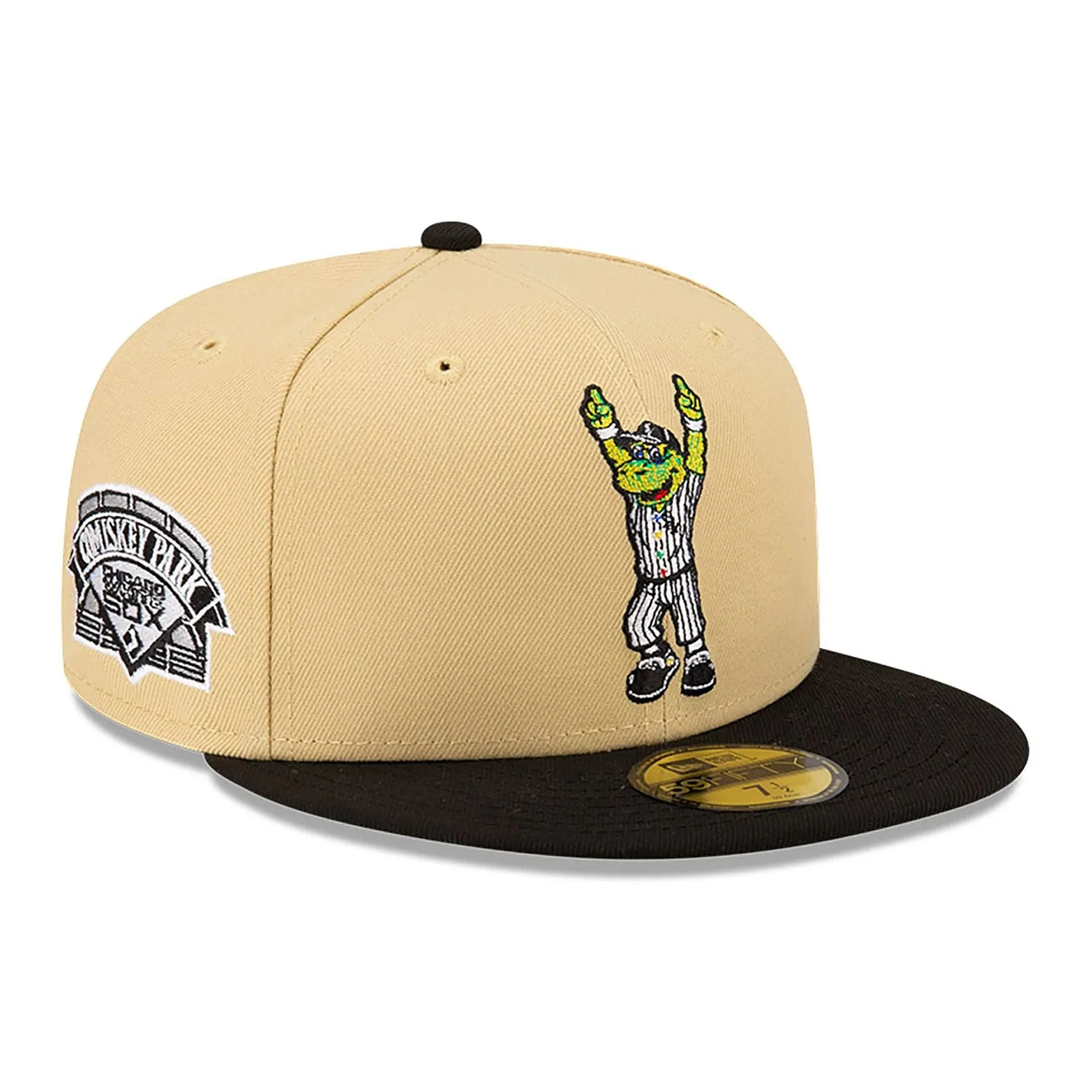 Chicago White Sox MLB Mascots Vegas Gold 59FIFTY Fitted Cap