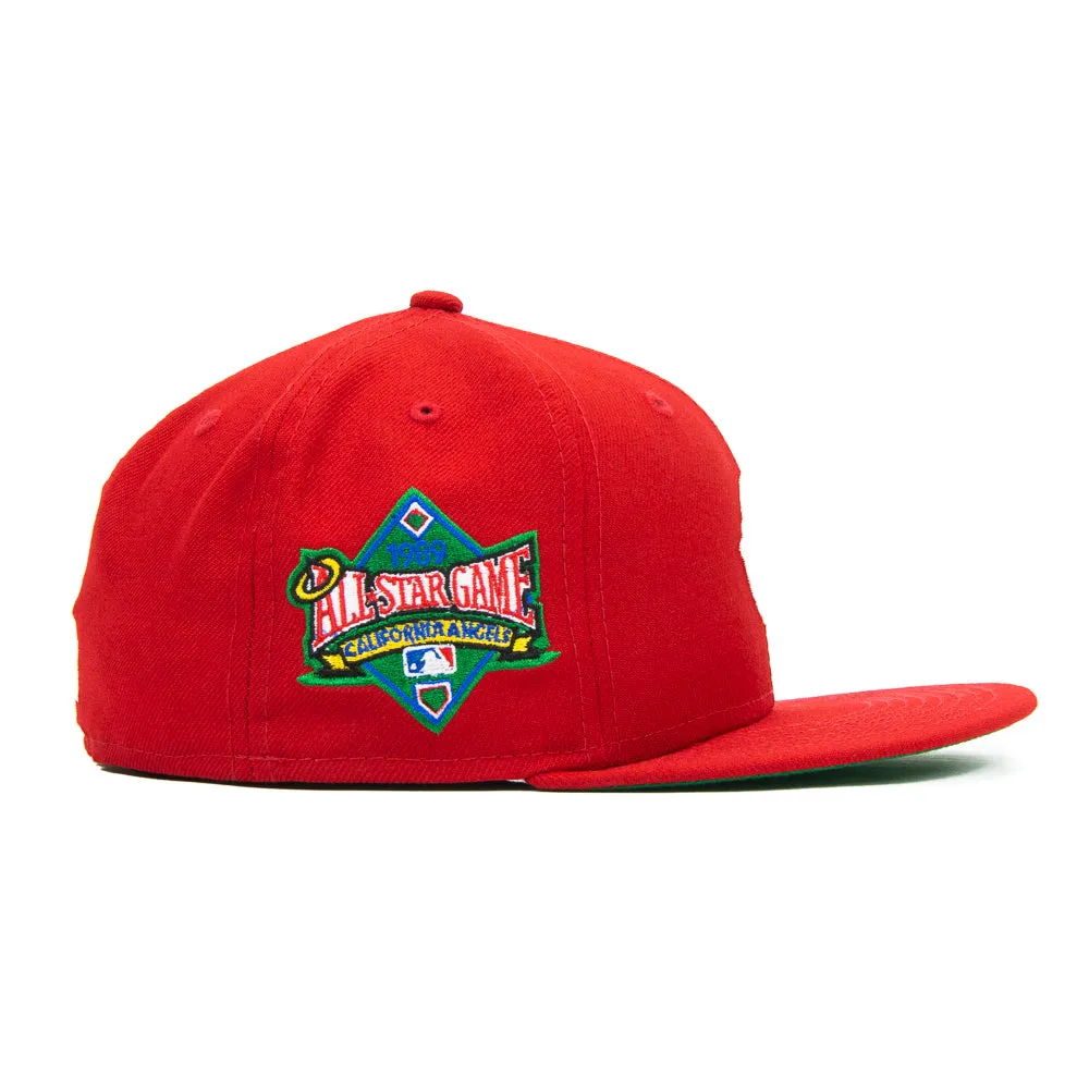 Cincinnati Reds 1989 LA All-Star Fitted (Angels Red)