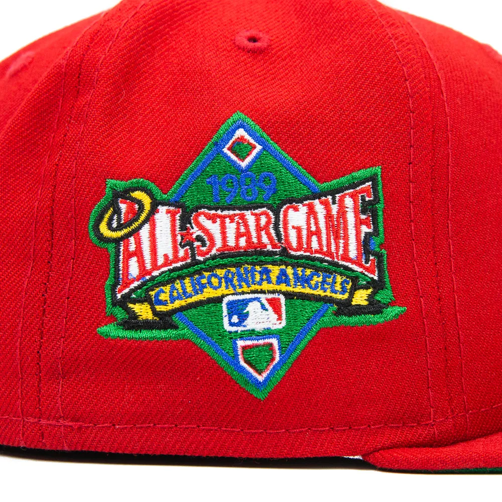 Cincinnati Reds 1989 LA All-Star Fitted (Angels Red)