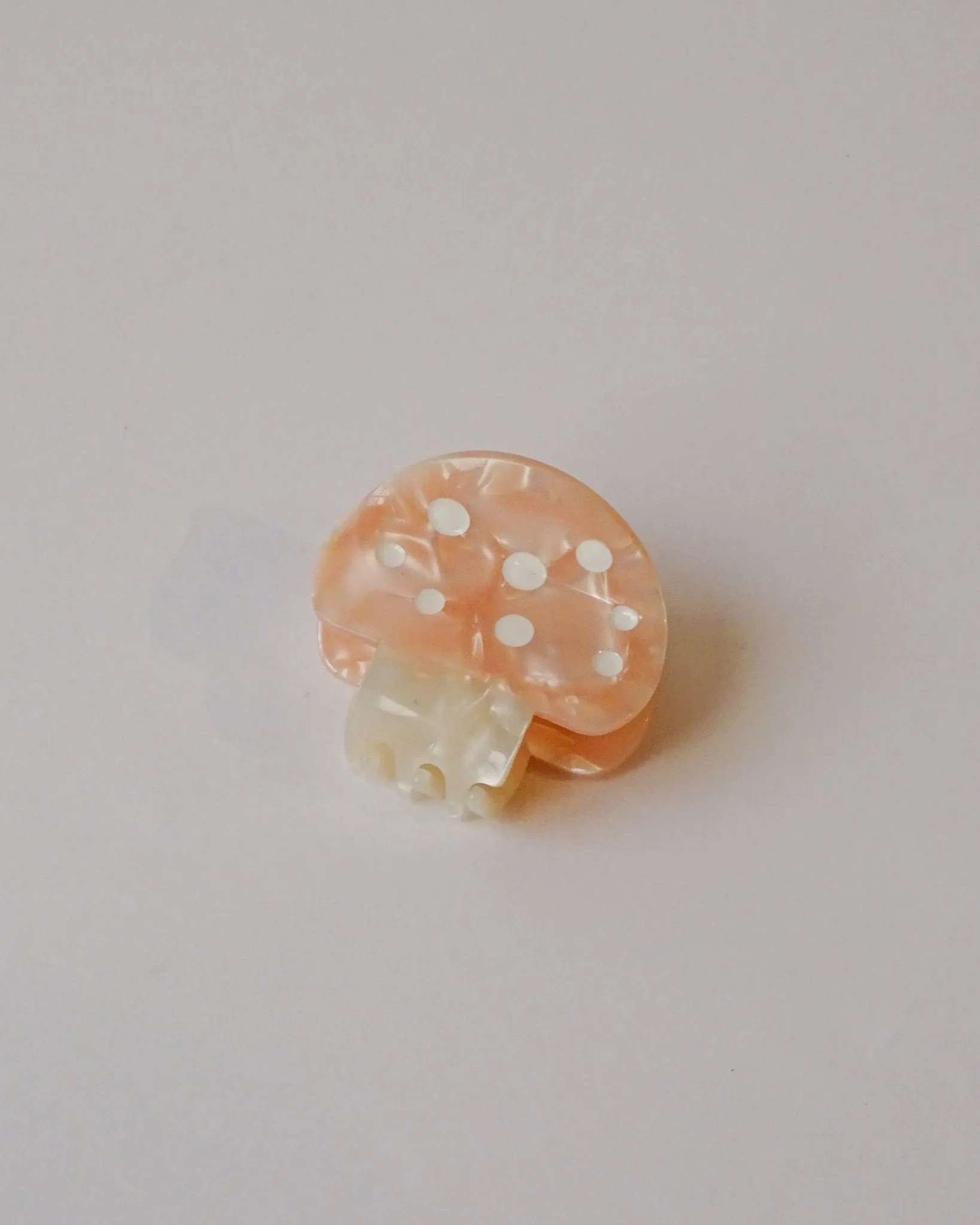 Claw Clip Mushroom Light Pink