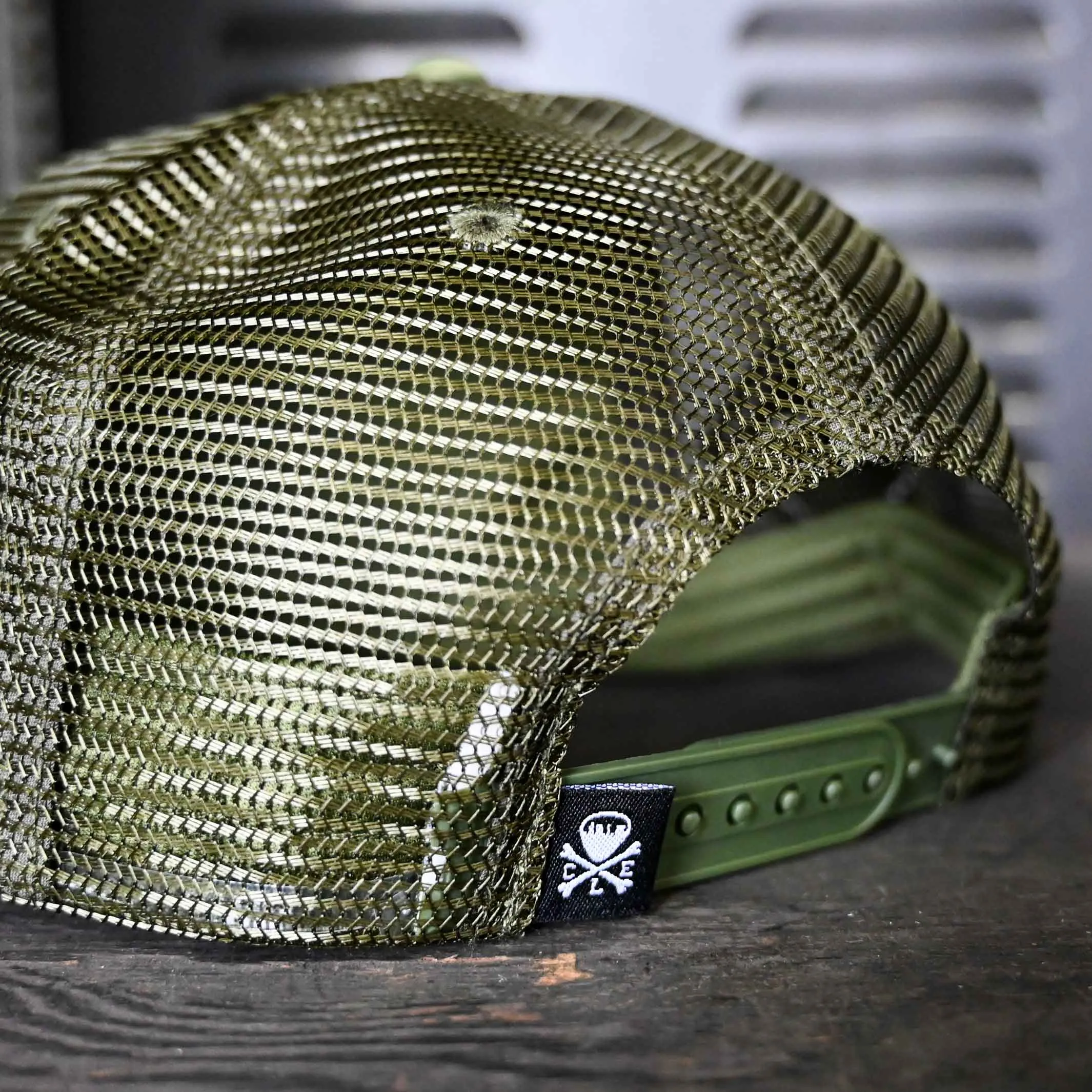 CLE Logo Foam Trucker Hat - Olive