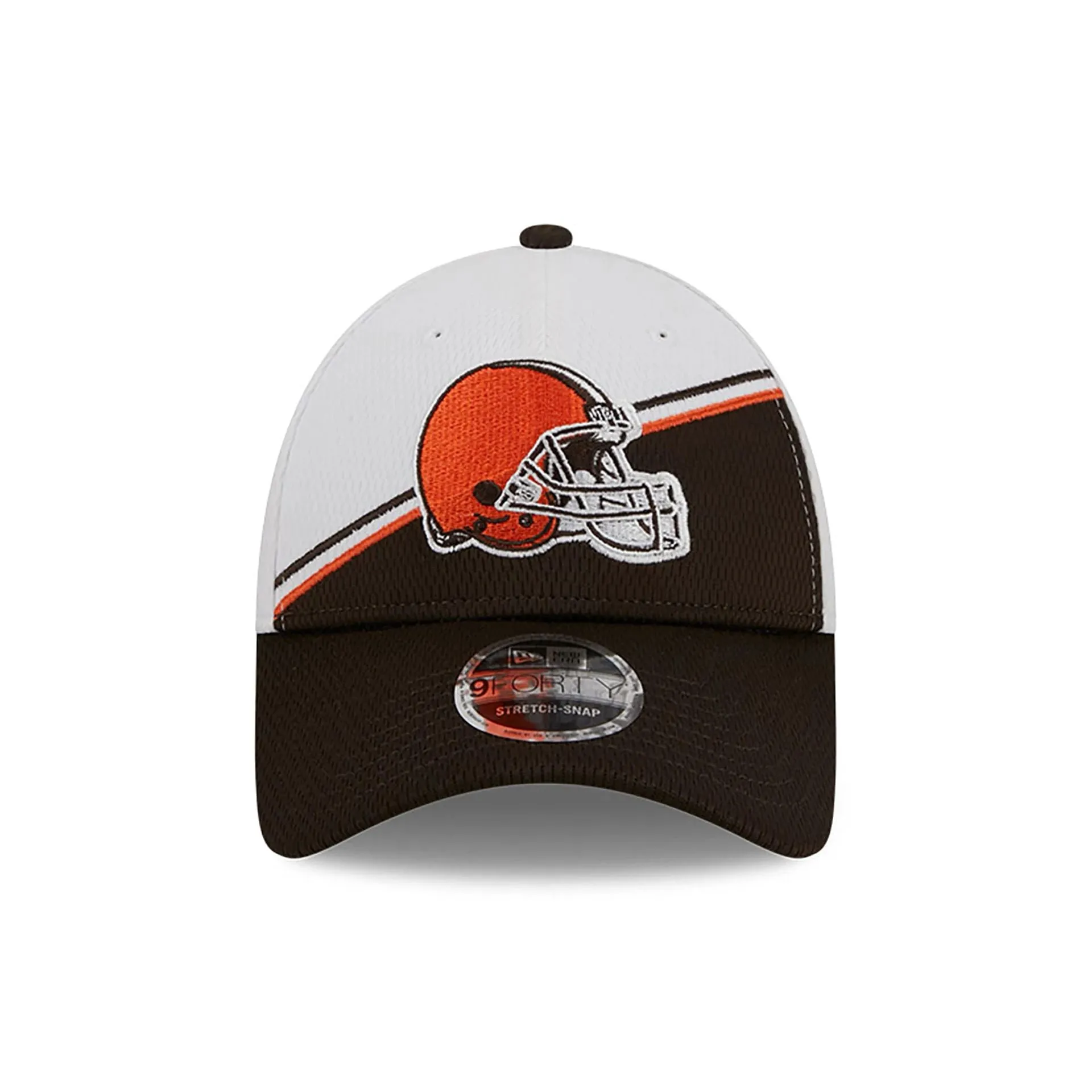 Cleveland Browns NFL Sideline 2023 White 9FORTY Stretch Snap Cap