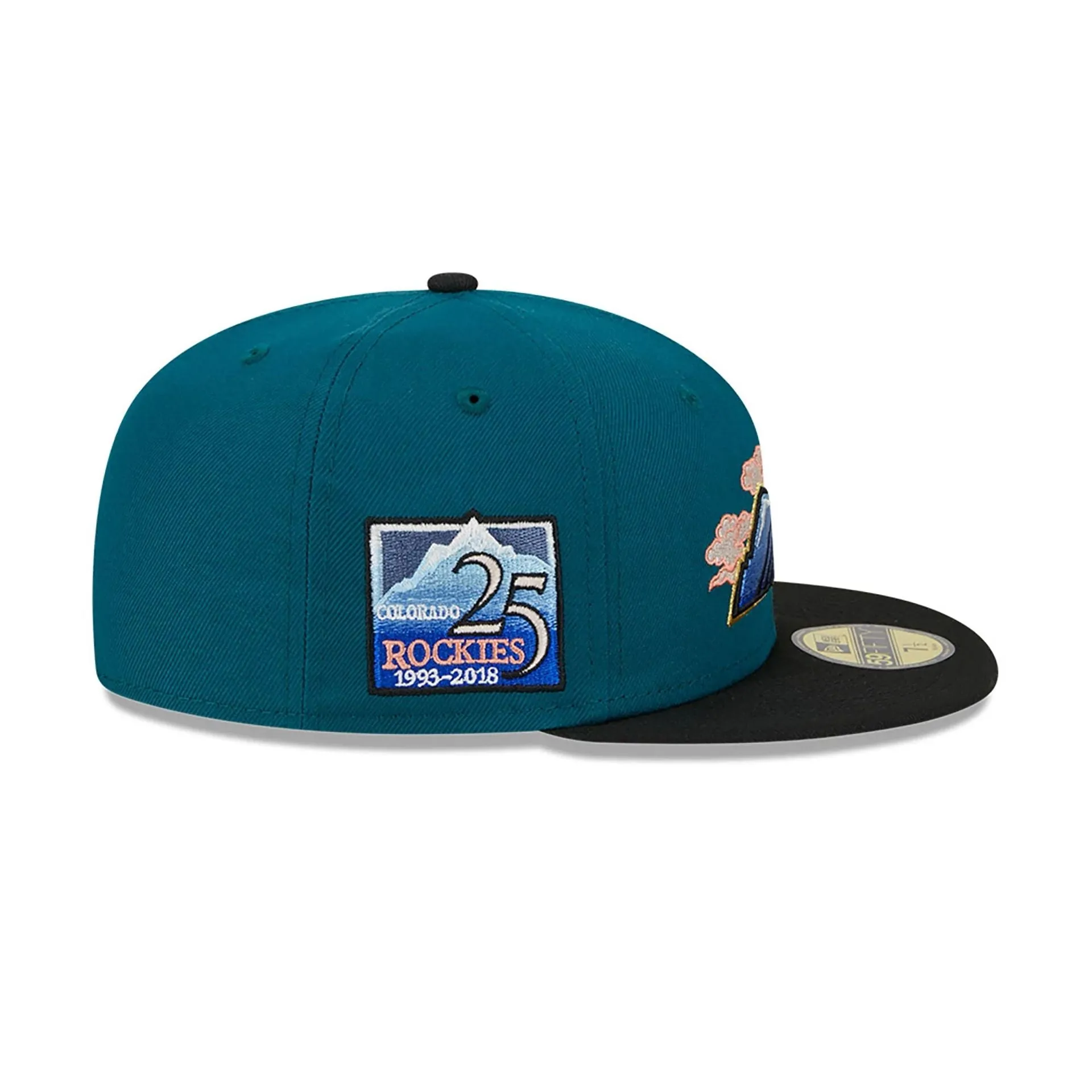 Colorado Rockies Cloud Spiral Dark Green 59FIFTY Fitted Cap