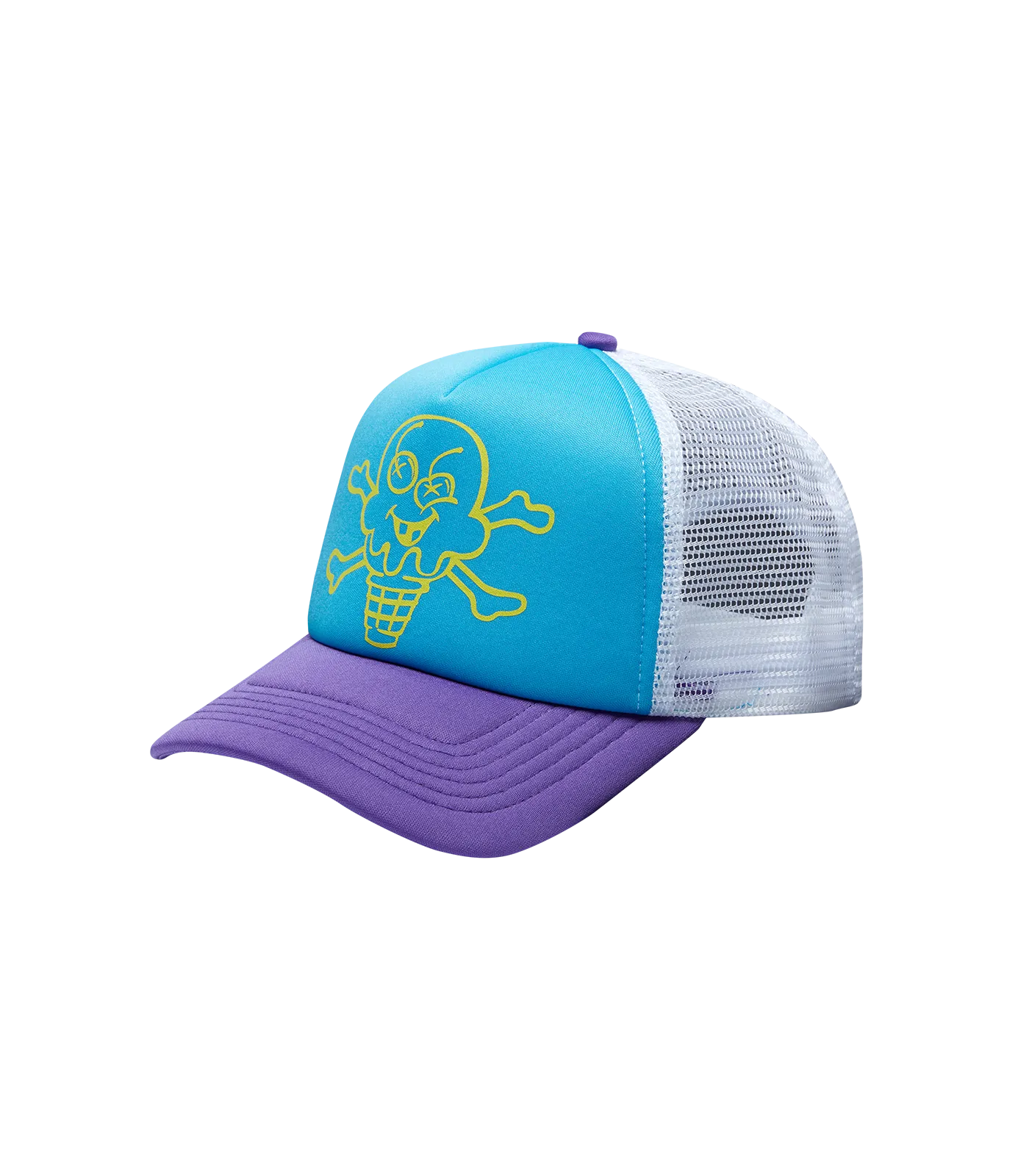 CONES AND BONES TRUCKER - BLUE