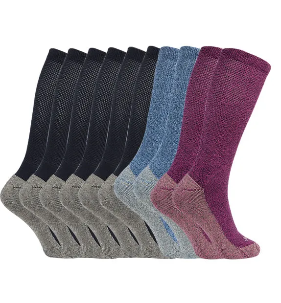 Copper Non-Binding Cushion Relaxed Fit Socks - 10 Pack