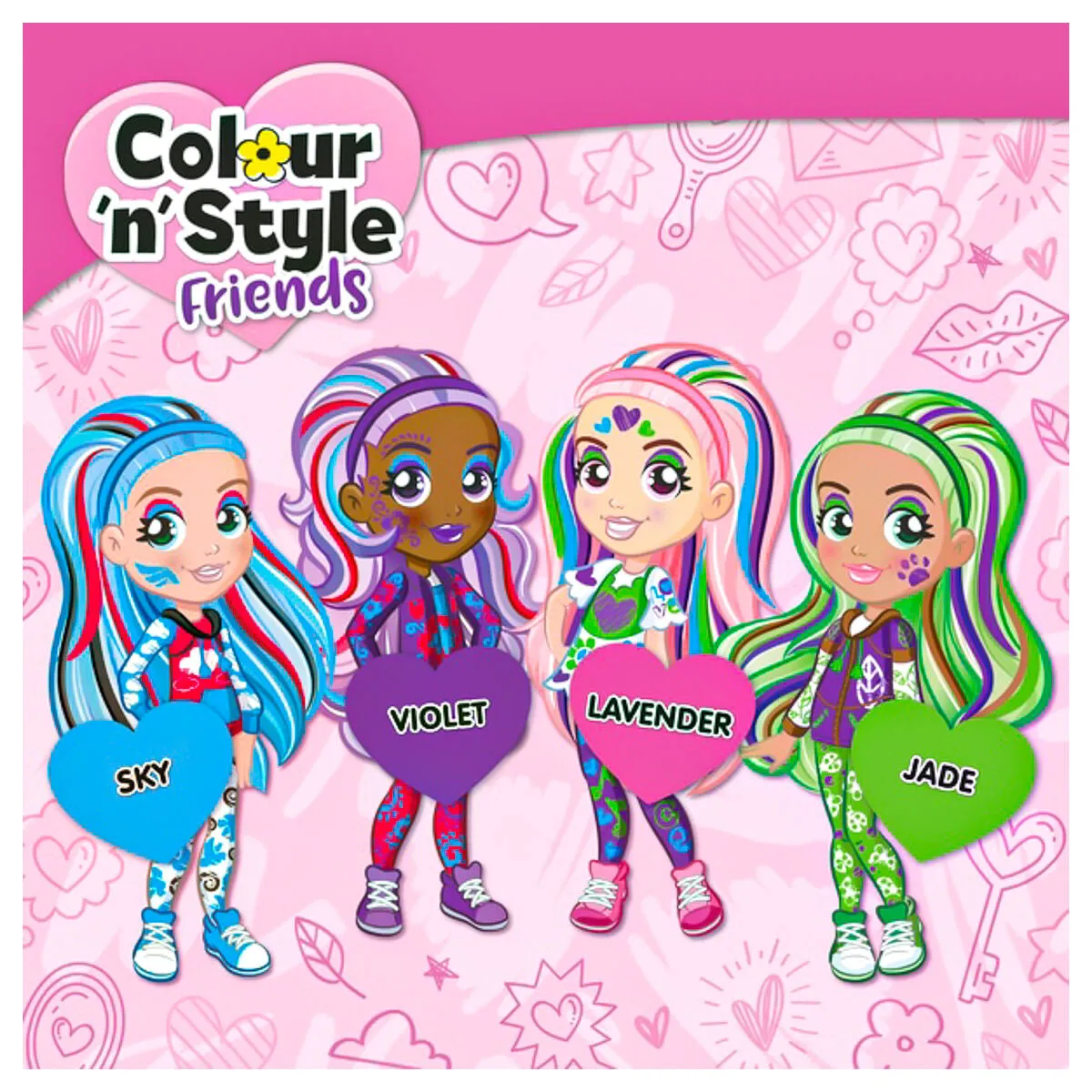 Crayola Colour 'n' Style Friends Violet Doll