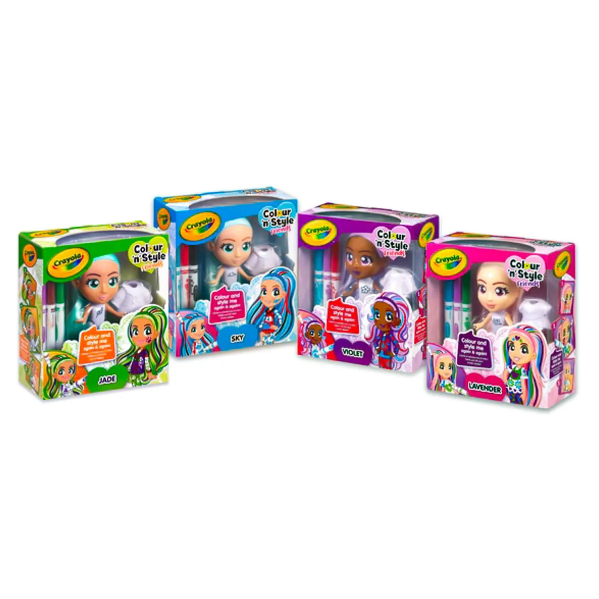 Crayola Colour 'n' Style Friends Violet Doll